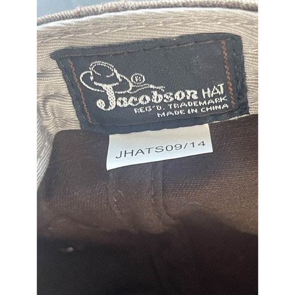 Jacobson Hat Company Tangier Island Virginia One Size Unisex Brown Baseball Cap - Picture 6 of 6